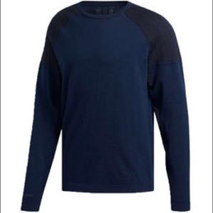 New Sold Out Adidas Primeknit Navy Crew Sweater XL